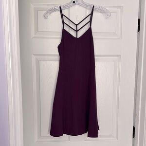 Purple Strappy Dress